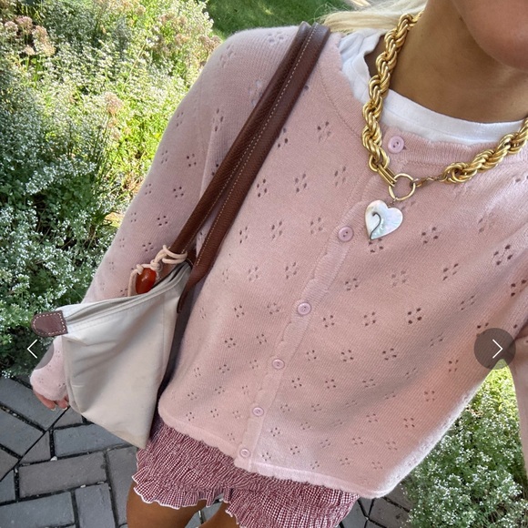 Coco McCall Pointelle Cardigan - Picture 4 of 8